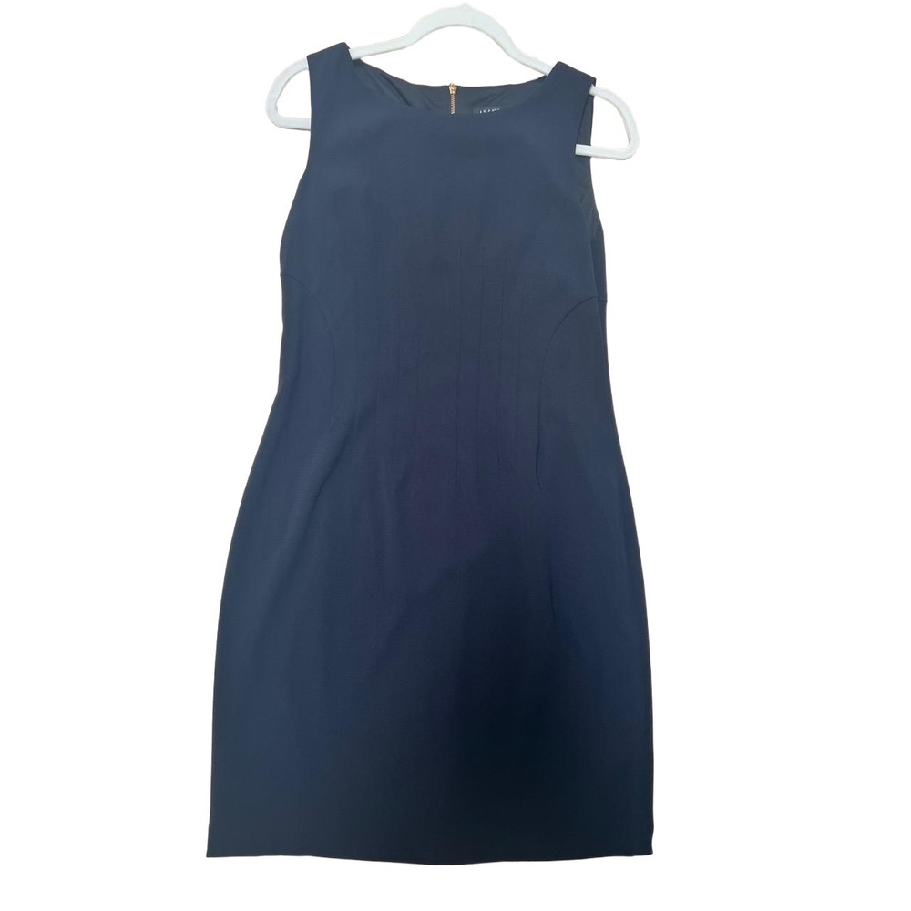 IVANKA TRUMP Dress Womens Size 10 Dark Navy Sheath Sleeveless Professional